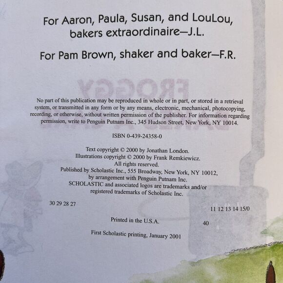 Froggy Childrens Books Set of 4 Paperback Sleepover Gets Dressed Bakes a Cake - Picture 3 of 13